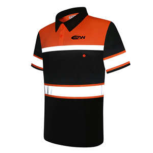เสื้อโปโลนิรภัยแบบตาข่ายระบายอากาศ Hi Vis ขายส่ง ปรับแต่งได้ สวมใส่สบาย แขนสั้น สะท้อนแสงด้วยเทคโนโลยี Heat Transfer ผลิตจากโพลีเอสเตอร์ - Product Image 5