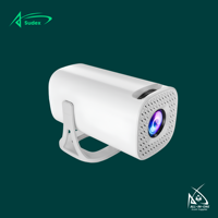Mini projecteur LED intelligent Android Sudex S40 avec haut-parleur BT/WiFi, 40-140 pouces, 4K, portable, pour jeux vidéo à domicile, cinéma sans fil