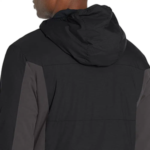 Veste coupe-vent matelassée en toile épaisse pour homme, avec fermeture éclair, imperméable, respirante, anti-UV, à capuche, pour le cyclisme et la course à pied, service OEM - Product Image 4