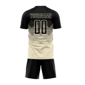 Uniforme de Fútbol Profesional, Transpirable y Ligero, Conjunto de Camiseta y Pantalones Cortos, Nombre del Equipo Personalizado para Torneos Escolares, Clubes y Ligas - Product Image 2