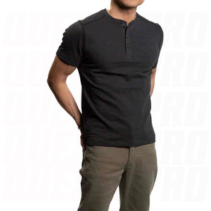 เสื้อยืดเฮนลีย์ผู้ชาย ทรงสบาย ดีไซน์ทันสมัย ผ้าฝ้ายพรีเมียม ใส่สบายทุกวัน ระบายอากาศได้ดี น้ำหนักเบา แขนยาว แบบสั้น - Product Image 5