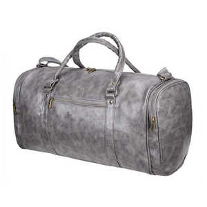 2026 Vintage <b>Large</b> Capacity Durable Water Resistant Luxury Leather Duffel <b>Bag</b> Custom Pattern Fashionable Sports Gym Travel - Product Image 2