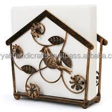 Nouvel arrivage de porte-serviettes en tissu de table présentoir en métal porte-serviettes en papier doré pour la décoration de table - Product Image 5