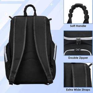 Sac à dos de basketball personnalisé, imperméable, grande capacité, sac pour équipement sportif avec compartiment séparé pour ballon, rangement pour chaussures et voyage - Product Image 6
