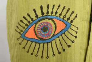 Kimono con Diseño de Ojo Turco para Uso Diario, Hecho a Mano, para Niñas y Mujeres, Kimono Moderno con Estampado Colorido - Product Image 5