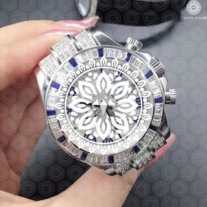 Charm Jewells Luxury Unisex Stainless Steel Watch 42mm Sapphire Crystal Analog Dial <b>Chronograph</b> Quartz Movement - Product Image 3