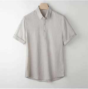 Camiseta Polo de Rugby Oversize Personalizada para Hombre, 100% Algodón, Manga Larga, Rayas Tejidas, Bordada, Corte Holgado - Product Image 4