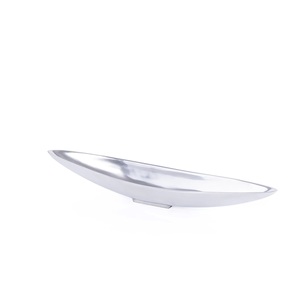 Home Office Use Aluminium Metal Gold Plated Oval Shape Serving <b>Tray</b> <b>Tea</b> & Coffee Serving <b>Tray</b> At Affordable Price - Product Image 1