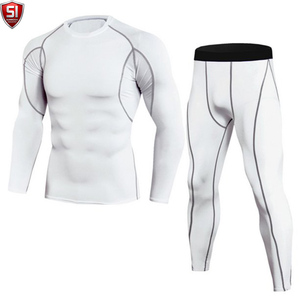 Ensemble Rash Guard Respirant et Écologique à Compression, Manches Longues, Imprimé, Combinaison MMA, Tenue d'Entraînement de Grappling pour la Gym - Product Image 3