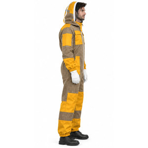 Breathable Cotton CE/EU Certified Unisex Beekeeping Suit Full Body Work Coverall Mesh <strong>Face</strong> <strong>Shield</strong> Protective Uniform for Adult - Product Image 4
