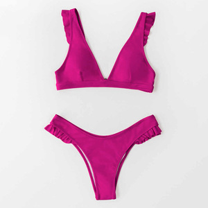 Conjunto de Bikini Sexy con Tiras, Moda 2026, Corte Alto, Push-Up, Dos Piezas, Traje de Baño Brasileño para Mujer, Ropa de Playa de Verano - Product Image 2
