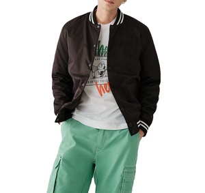 Chaqueta Universitaria de Satén de Moda para Hombre, Chaqueta Universitaria de Satén Personalizada de Alta Calidad, Chaqueta Universitaria de Baloncesto para Hombre - Product Image 3