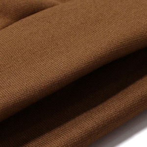 Sweat-shirt à capuche slim fit pour homme, manches raglan, couleur unie, tricoté, décontracté, pour l'automne, marron avec rayures marron foncé 2027 - Product Image 5