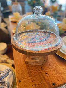 Support de présentation de pâtisserie en bois fait main avec finition lisse pour comptoir de pâtisserie et organisation de fête d'anniversaire - Product Image 4