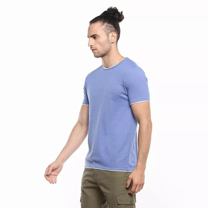 Camisetas de punto de algodón de manga corta casuales para hombre - Camisa de verano transpirable, de secado rápido y ecológica para exteriores - Product Image 3