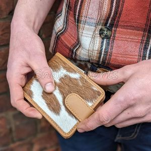 Portefeuille en cuir de vachette très vendu, sur mesure, porte-cartes fin, prix abordable, portefeuille en cuir de vachette pur pour homme - Product Image 3