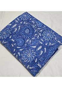 Tissu en coton naturel indien fait main, imprimé au bloc, Sanganeri, écologique, séchage rapide, poids moyen 90 GSM, matériaux pour robes - Product Image 2