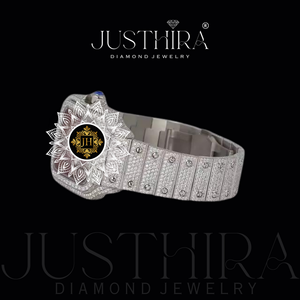 Hot Sale Hip Hop Moissanite Diamond Watch for Men Iced Out Luxury <b>Wristwatch</b> with Solid Stainless Steel Available At Best Price - Product Image 3