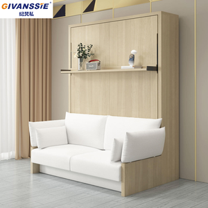 Estilo nórdico de tamaño personalizado moderno hogar dormitorio muebles opción multifuncional Murphy <span class=keywords><strong>cama</strong></span> y <span class=keywords><strong>Vertical</strong></span> plegable pared sofá conjunto - Product Image 6