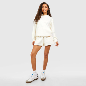 Shorts d'été pour femmes, taille élastique, coton doux, coupe ample confortable, décontracté, pour la plage, la course, l'entraînement et les voyages, avec option OEM - Product Image 3