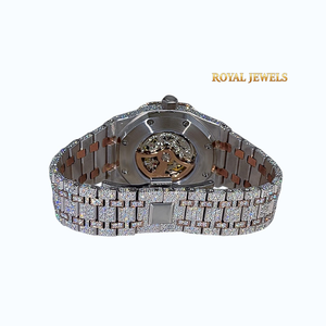 Export Quality Mossinate Mechanical Watch Round Dial Sapphire Crystal Bracelet Wristwatch for Party Gift - Product Image 5