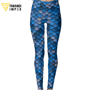Leggings de pêche personnalisés OEM pour femmes, taille haute, extensibles dans 4 directions, anti-humidité, protection UV, motif poisson sublimé 2026 - Product Image 5