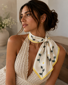 Pattern Digital Print Women Silk Square <b>Scarf</b> Adult European American Reversible Breathable All Seasons Daily Wear Fashion - Product Image 4