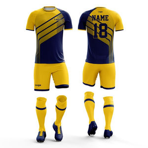 Uniformes de Fútbol Personalizados de Primera Calidad para Hombre, Conjuntos de Camisetas de Fútbol de Alta Calidad, Transpirables, de Secado Rápido, Ropa Deportiva al por Mayor - Product Image 1