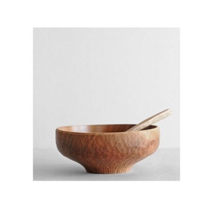 Bol à salade en bois de qualité supérieure, rustique, fait main, parfait pour les fruits, les collations, les desserts, les noix, la salle à manger, la cuisine, le restaurant - Product Image 4