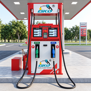 Pompe à carburant essence et diesel à quatre buses Gurukurpa GKDMPD avec distribution numérique 6kW 220V/380V pour station-service - Product Image 1