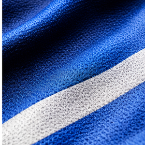 Polo à manches courtes pour homme de haute qualité, imprimé géométrique bleu, personnalisé, séchage rapide, tricoté en polyester, style décontracté, sublimation - Product Image 6