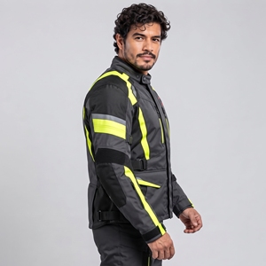 Chaqueta de Motociclismo de Cordura, Tejido Resistente, la Mejor Construcción, Ajuste Cómodo, Diseño Protector - Product Image 2