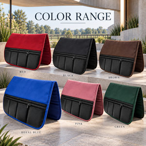 Alfombrilla de Almacenamiento para Silla de Montar con Cierre Integrado y Bolsillos Divididos |   Perfil Superior Suave para Equipo de Equitación - Product Image 6