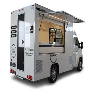 Camión de Comida Rápida Móvil Totalmente Equipado de Fibra de Vidrio y Aluminio con Remolque para Pizza, Café, Helados y Barbacoa - Product Image 3