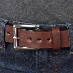 Cinturones de Cuero Personalizados Casuales con Hebilla de Acero, Ligeros, de Color Sólido, Alta Resistencia e Impermeables - Product Image 6