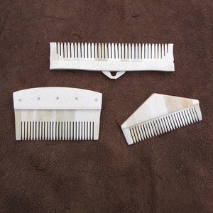 หวีกระดูกธรรมชาติทำมือสำหรับการสางผมและจัดแต่งทรงผม - Product Image 1