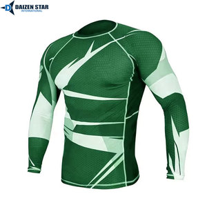UPF50+ Breathable Eco-Friendly Anti-Bacterial Quick Dry Chlorine Resistant Long Sleeve Swim Rash Guard High Quality Top - Product Image 4