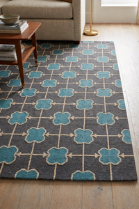 Alfombra Dhurrie de Lana Hecha a Mano por MAA&company, Ecológica, Personalizable, Tejido Plano, Patrón Geométrico, Base de Yute Antideslizante, Apta para Mascotas - Product Image 3