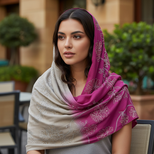 Elegant Merino <b>Wool</b> Stoles for Women Designer Winter <b>Wool</b> <b>Wrap</b> Soft Warm Scarf Swarovski Crystals Traditional Scarves Shawls - Product Image 6