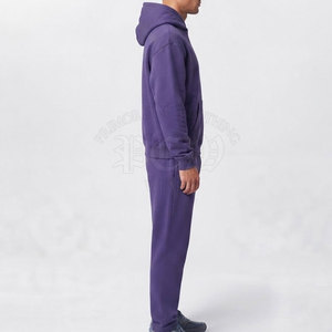 Ensemble de survêtement tendance hiver déchiré, mode décontractée, moderne, élégant et confortable pour homme, tenue assortie pour le quotidien - Product Image 3