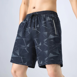 Shorts en jean pour hommes, style cargo, effet usé, en denim, pour l'été, grandes tailles XS-5XL, en toile, taille élastique, coupe ample, personnalisable - Product Image 4