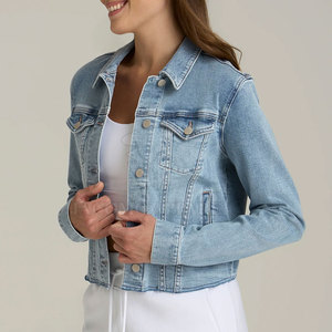 Veste en jean décontractée personnalisée de haute qualité à prix de gros, dotée d'un tissu durable, d'un ajustement confortable et qui rehausse n'importe quelle tenue - Product Image 4