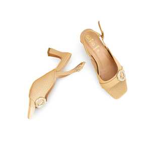 Sandalia Tacón Formal Beige FR5439 - Product Image 1