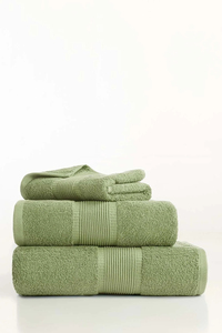 Serviette brodée – Fournisseur direct d'usine – Ensemble de serviettes de bain rafraîchissantes jetables personnalisées – Serviette brodée en coton de style hôtel de luxe - Product Image 3