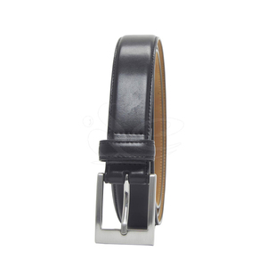 Cinturón ajustable con hebilla de aleación informal para hombre, de cuero de vaca auténtico, 3,5 cm de ancho, 110 cm de largo, duradero, de alta calidad, RAHRAJ - Product Image 3