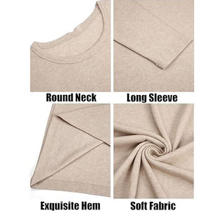 Nueva Camiseta Deportiva para Hombre, Camiseta Ajustada de Gimnasio para Otoño, Camiseta de Culturismo, Camiseta Deportiva de Manga Larga con Dobladillo Curvo - Product Image 6