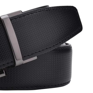 Ceinture pour homme en cuir de vachette véritable, couleur unie, boucle à ardillon, design tendance, sur mesure, dernière collection. - Product Image 6