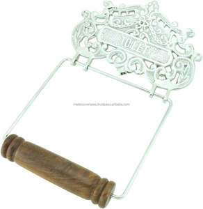 Porte-papier toilette mural en métal antique robuste de designer pour salle de bain et cuisine avec taille et logo personnalisables Inde - Product Image 4