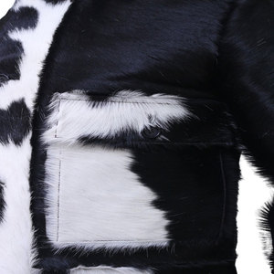 Wholesale Autumn Season Fashionable <b>Men</b> Hair On <b>Leather</b> <b>Jackets</b> Regular Fit Cowhide <b>Leather</b> <b>Jackets</b> - Product Image 4