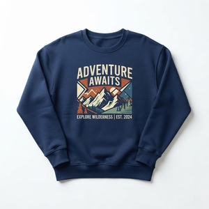 Sweat-shirt à col rond en molleton français surdimensionné 360 GSM avec étiquette de marque personnalisée, impression en relief, fournisseur de streetwear - Product Image 3
